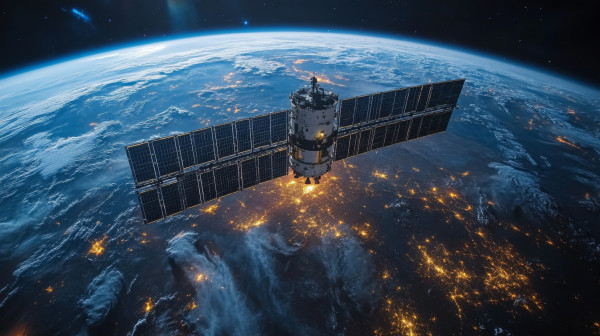 Satellite in orbit
