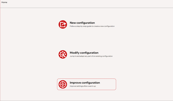 NAVconfig - optimising the configuration